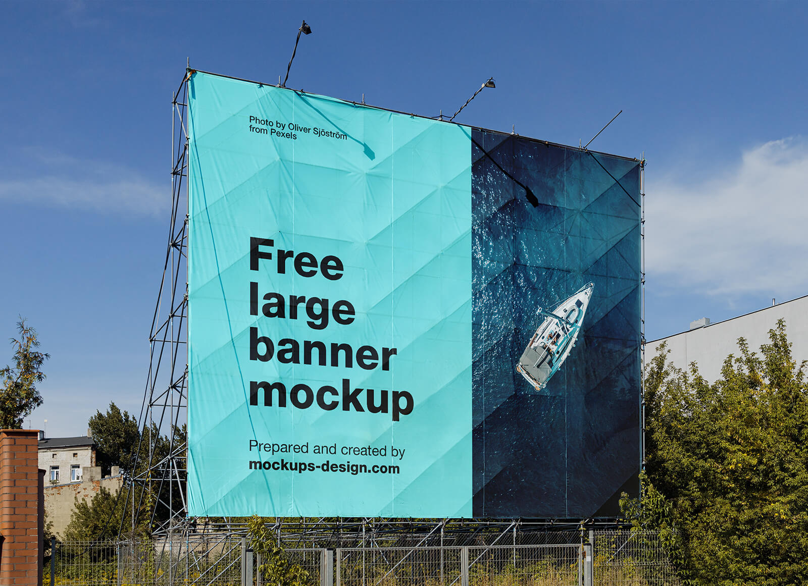 Baner reklamowy — przykładowy mockup