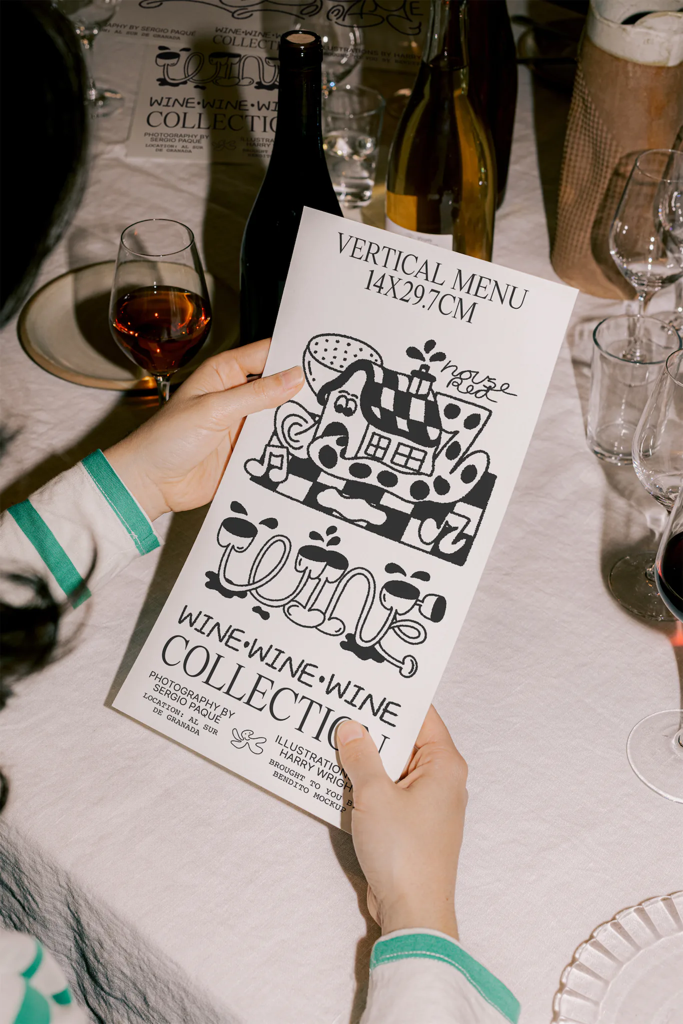 Menu — przykładowy mockup